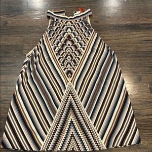 Missoni Geometric Striped Sleeveless Shirt